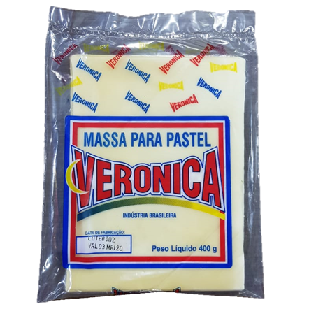 MASSA PASTEL VERONICA 400g QUADRADA