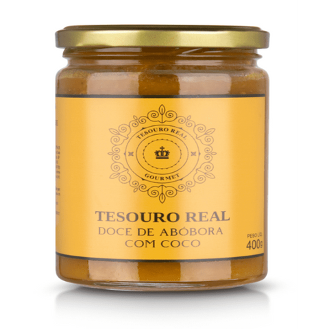 DOCE ABOBORA TESOURO REAL 400g C/ COCO
