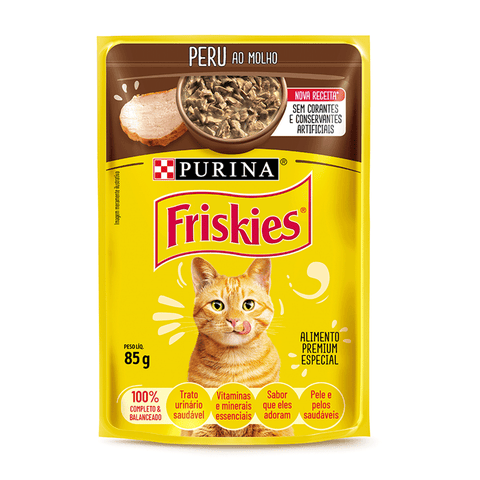 RACAO FRISKIES AO MOLHO SH 85g PERU
