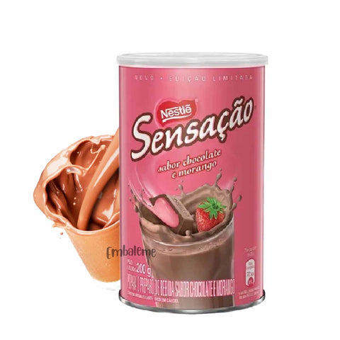 ACHOCOLATADO NESTLE SENSACAO CHOC MORANGO 200g