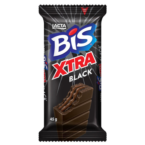 BISCOITO LACTA WAFER BIS XTRA BLACK 45g