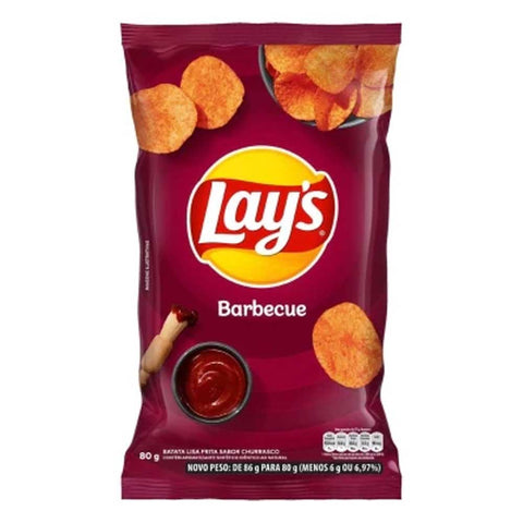 BATATA ELMA CHIPS LAYS BARBECUE 80g
