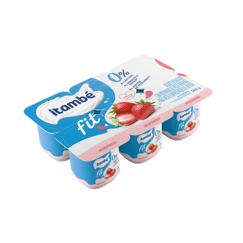 IOGURTE ITAMBE FIT POLPA MORANGO BDJ 540g