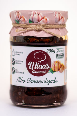 GELEIA MINAS GOURMET ALHO CARAMELIZADO 200g