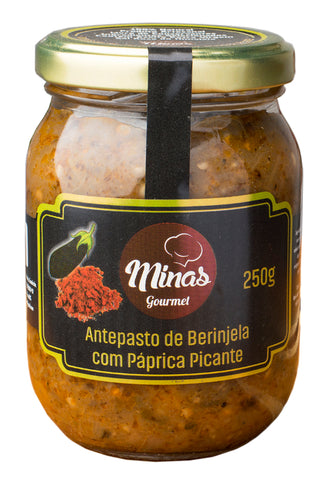 ANTEPASTO MINAS GOURMET BERINJ PAPRICA PICANTE 250g