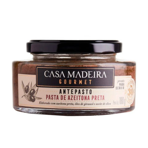 ANTEPASTO CS MADEIRA GOURMET AZEITONA PRETA 180g