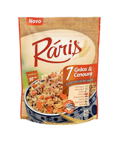 ARROZ RARIS 7 GRAOS E CENOURA 500g