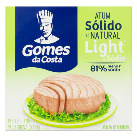ATUM GOMES DA COSTA SOL LIGHT 170G NATURAL