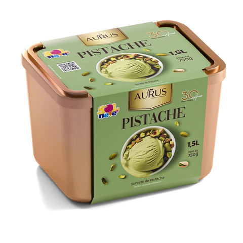 SORVETE AURUS PISTACHE 1,5L