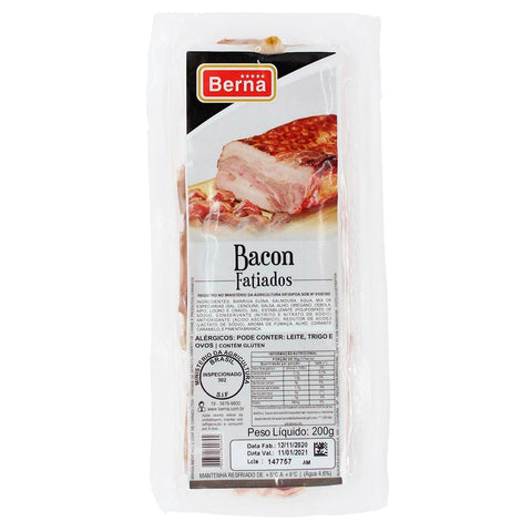 BACON BERNA FATIADO 200g