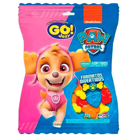 BALA GO JELLY GELATINA PATRULHA CANINA 70g