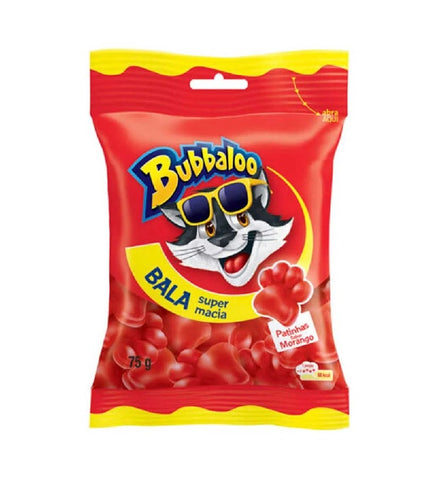 BALA BUBBALOO MORANGO 75g