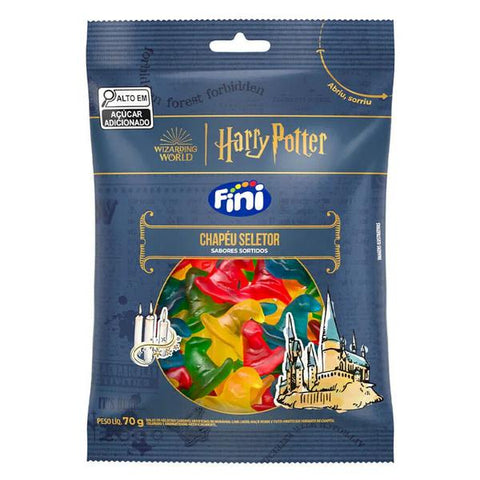 BALA FINI HARRY POTTER 70G CHAPEU SELETOR