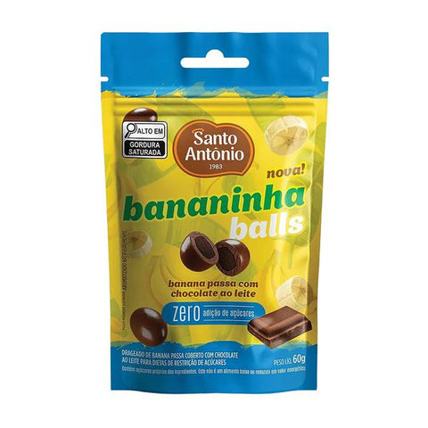 BANANINHA STO ANTONIO BALL ZERO 60G CHOCOLATE