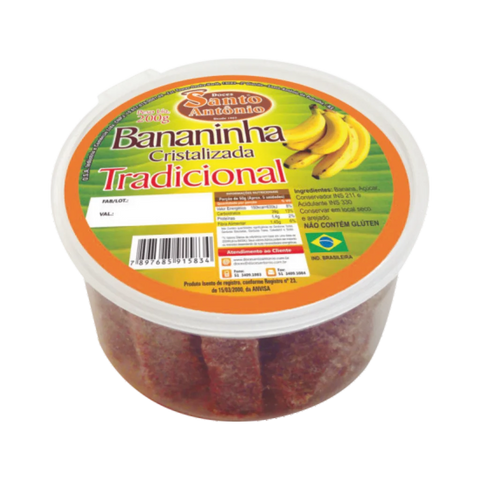 DOCE BANANINHA ST ANTONIO CRIS 200G TRADICIONAL