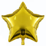 BALAO ALEGRIA FESTA MET DOURADO ESTRELA 40cm  C/1
