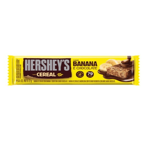 BARRA CEREAL HERSHEYS LIGHT BANANA CHOCOLATE 22g
