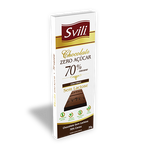 CHOCOLATE SVILI ZERO ACUCAR 70% CACAU SEM LACTOSE 20g