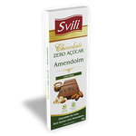 CHOCOLATE SVILI ZERO ACUCAR AMENDOAS 20G