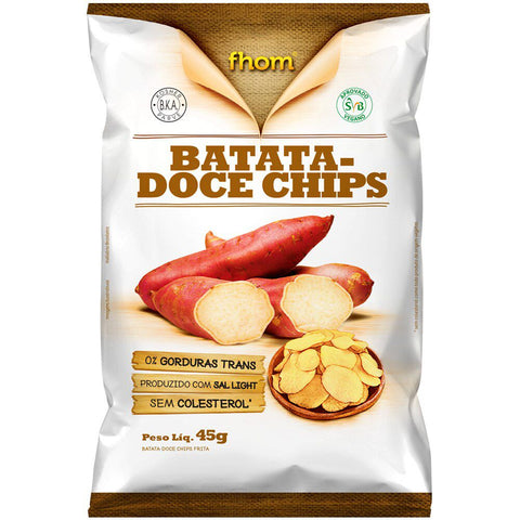 CHIPS BATATA DOCE FHOM RAIZES 45g