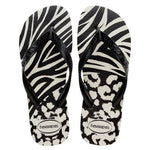 HAVAIANAS TOP ANIMALS BRANCO/PRETO 41/42