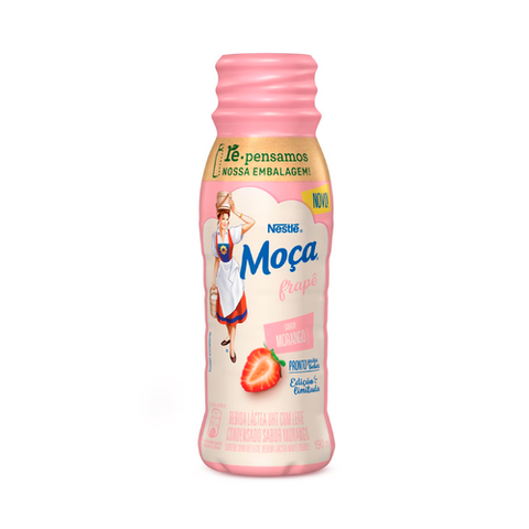 BEBIDA LACTEA NESTLE MOCA FRAPE MORANGO 190ml