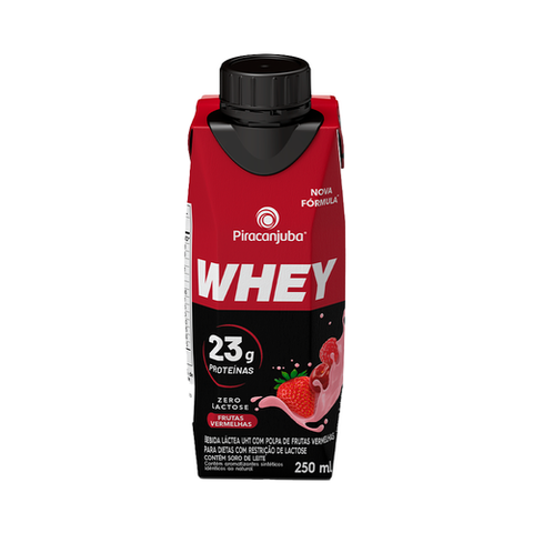 BEBIDA LACTEA PIRACANJUBA WHEY 23G 250 FRUTAS VERMELH
