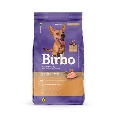 RACAO BIRBO ADULTO 15KG+1,5KG FRANG