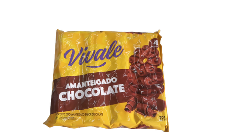 BISCOITO VIVALE AMANTEIGADO CHOCOLATE 295g