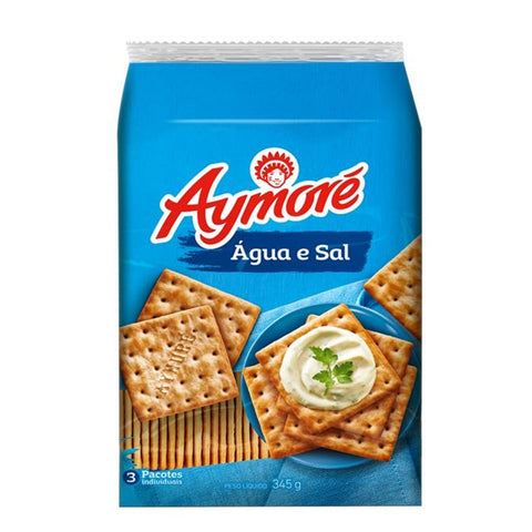 BISCOITO AYMORE AGUA E SAL 345g
