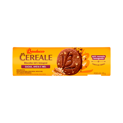 BISCOITO BAUDUCCO CEREALE CACAU/AVEIA/M