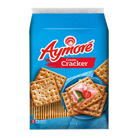 BISCOITO AYMORE CREAM CRACKER 345g