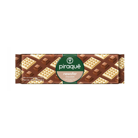 BISCOITO PIRAQUE WAFER CHOCOLATE 100g