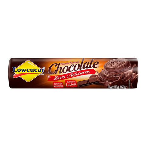 BISCOITO LOWCUCAR DIET RECH CHOCOLATE 120g