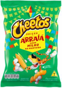 BISCOITO ELMA CHIPS CHEETOS ONDA MILHO MANTEIGA 45g