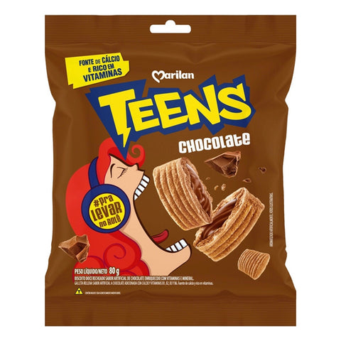 BISCOITO MARILAN TEENS CHOCOLATE 90g