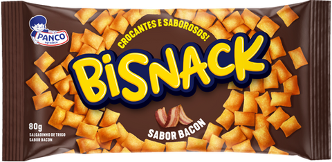 BISCOITO PANCO BISNACK BACON 80g
