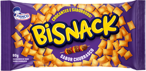 BISCOITO PANCO BISNACK CHURRASCO 80g
