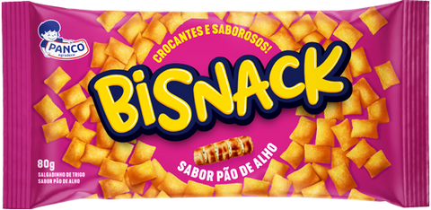 BISCOITO PANCO BISNACK PAO DE ALHO 80g