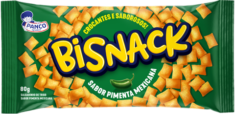 BISCOITO PANCO BISNACK PIMENTA 80g