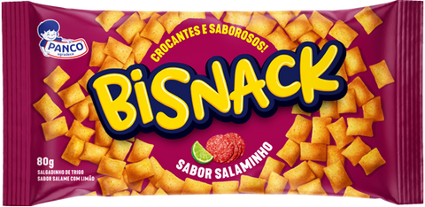 BISCOITO PANCO BISNACK SALAMINHO 80g