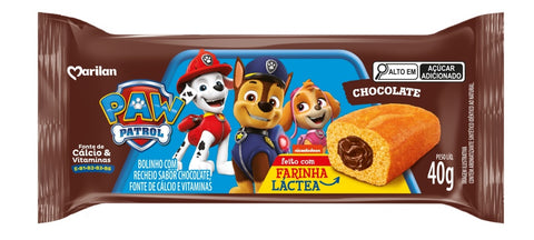 BOLO MARILAN PATRULHA CHOCOLATE 40g