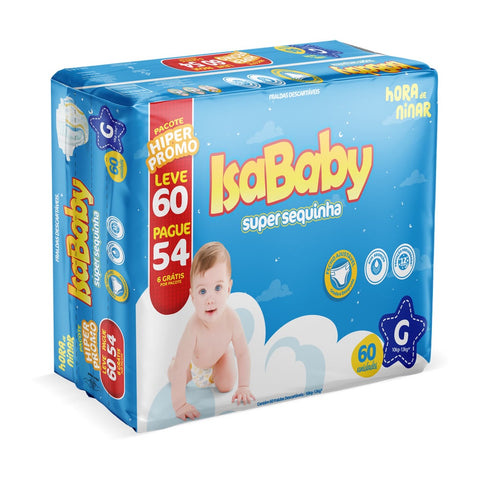 FRALDA ISABABY SUPERSEQUINHA g  LV60 PG54