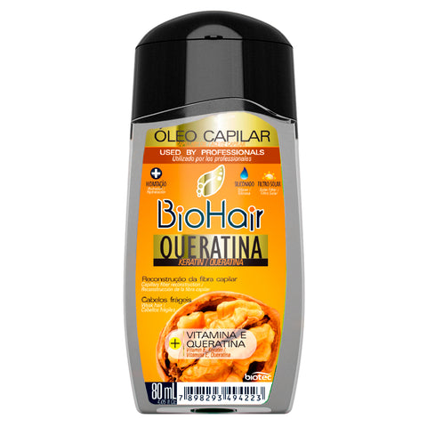 OLEO CAPILAR QUERATINA BIOHAIR 80ml
