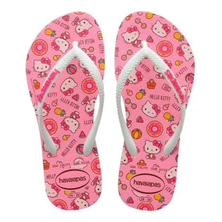 HAVAIANA SLIM HELLO KITTY ROSA MACARON 29/30