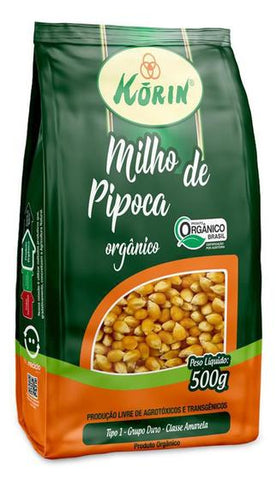 MILHO PIPOCA KORIN ORGANICO 500g