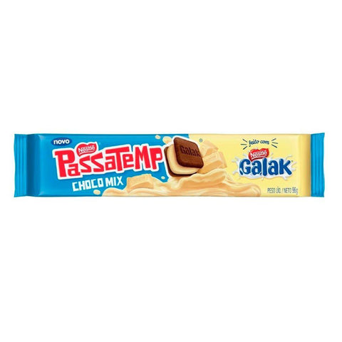 BISCOITO NESTLE PASSATEMPO CHOCO MIX GALAK 96g