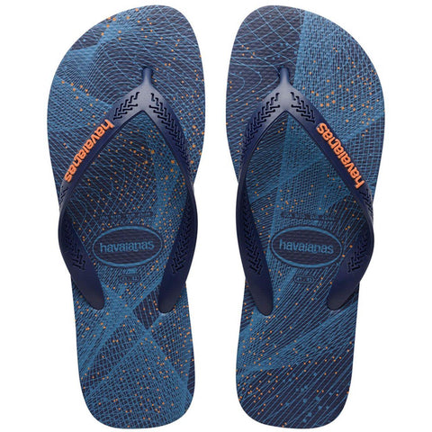 HAVAIANAS AERO GRAPHIC MAR/MAR/LARANJA BEG 39/40
