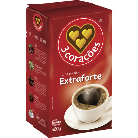CAFE 3 CORACOES 500g EXTRAFORTE VACUO