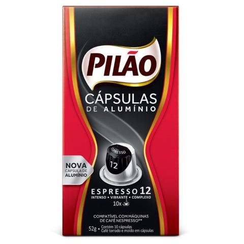 CAPSULA PILAO C/10 52g ESPRESSO EX/FORTE INTENS 12